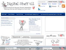 Tablet Screenshot of digitalstuff411.com